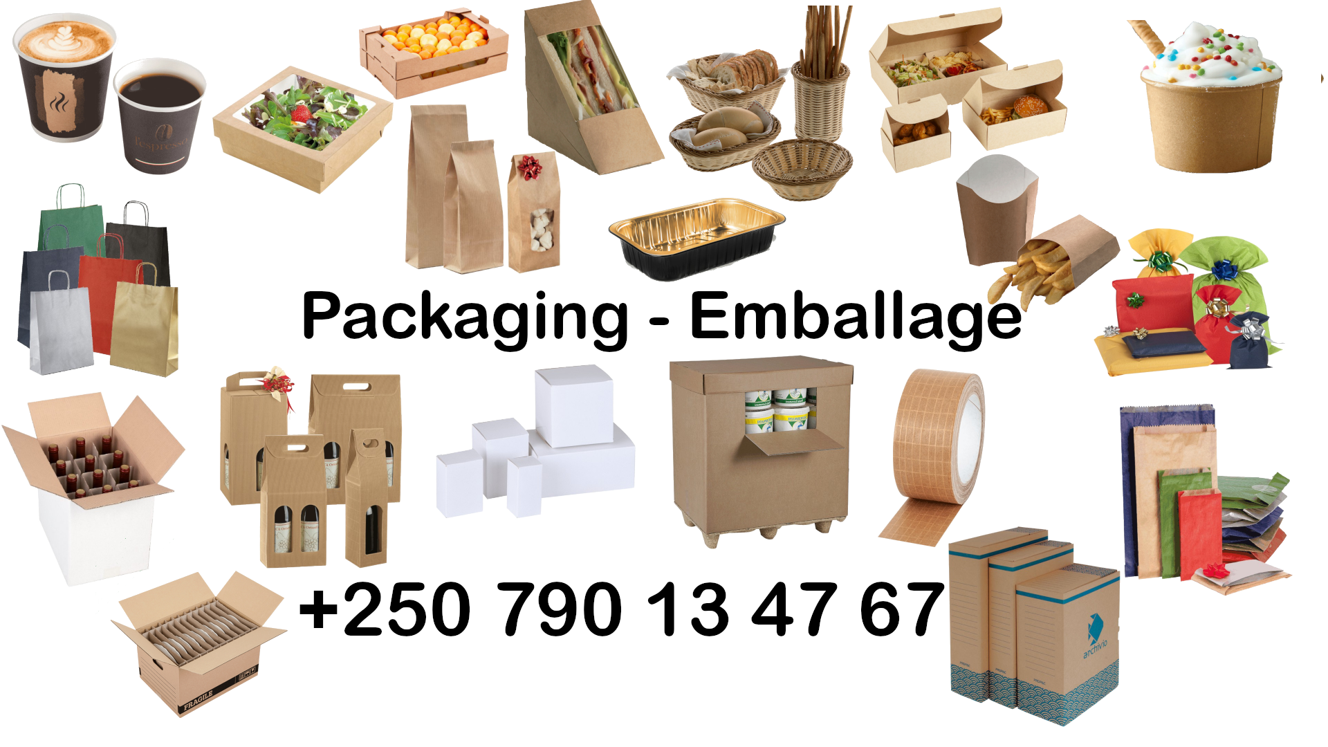 Packaging emballage +250 790 13 47 67