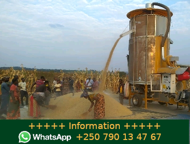 The mobile grain dryers in Rwanda 